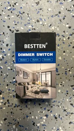 3-Pack Dimmer Light Switch - Bestten Single pole or 3 way