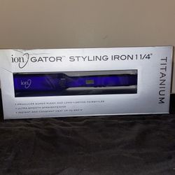 ion gator styling iron 1 1/4