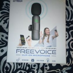 Microphone/And Also A Free Voice Clip-on Microphone