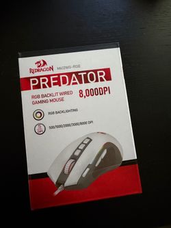Red Dragon Predator Gaming Mouse - Wired