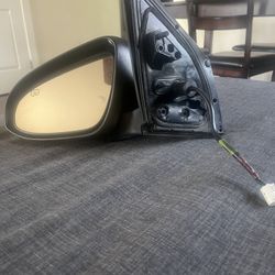 2016 Toyota Corolla Driver Side Heated Mirror – 1F9 Slate Metallic – OEM – 2014–2019