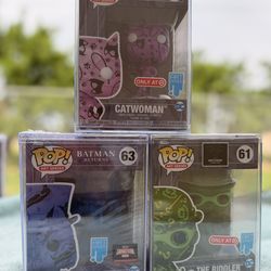 Catwoman,the riddler,the penguin art series