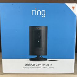 NEW! Ring Stick Up Cam Battery Powered Indoor Outdoor Camera with Two-Way Talk