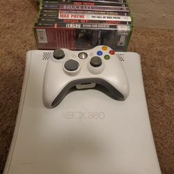 Xbox 360 Controller And 13 Games