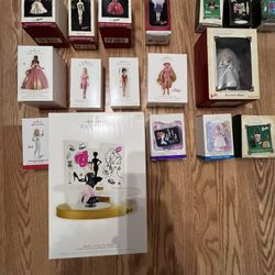 Limited collectors edition Christmas Barbie Ornaments (90s-00s), MINT CONDITION W/ BOX