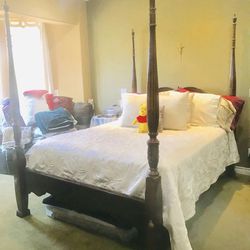 Levits Solid Cherry Wood Queen Bedroom Set