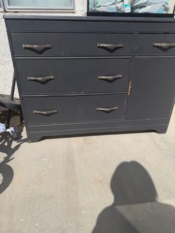 Black dresser