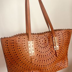 Madison West New Laser-Cut Tote Bag