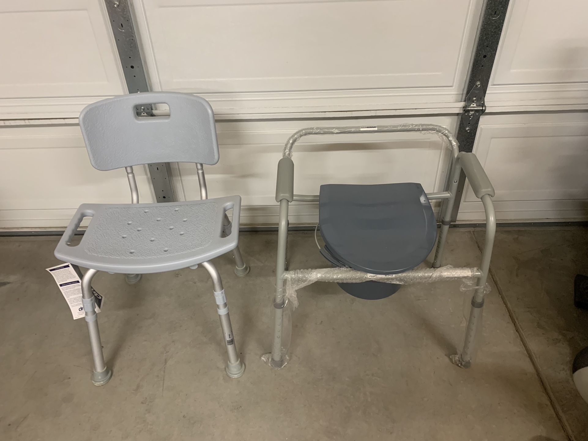 Shower Chair And Portable Toilet