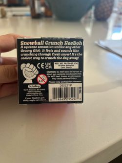 needoh snow ball crunch