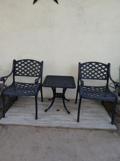 Cast Aluminum Patio Set