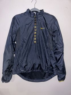 Nike Livestrong Vintage Windbreaker Jacket Size Small