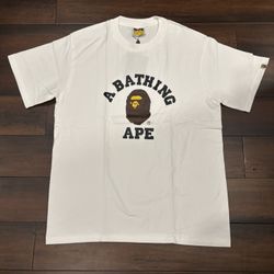 White BAPE Tee