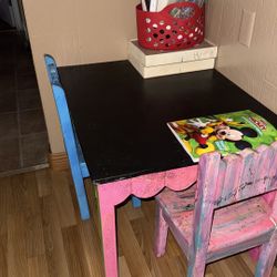Kids Wood Table 