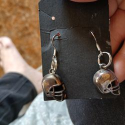 Handmade Football Helmet Earrings 