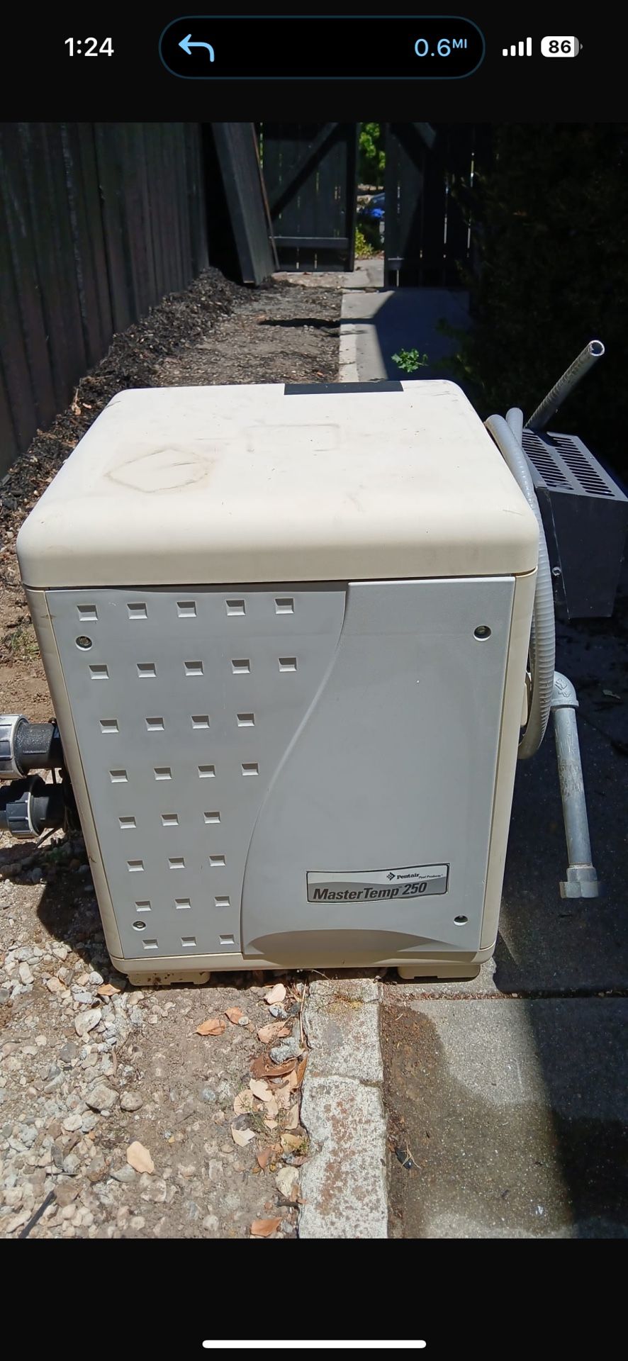 MasterTemp Gas Pool Heater, 400,000 BTU