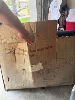 Massage table