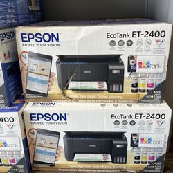 🖨️Brand New Epson EcoTank ET-2400 Wireless Color All-in-One Cartridge-Free Supertank Printer with Scan and Copy – Easy, Everyday Home Printing