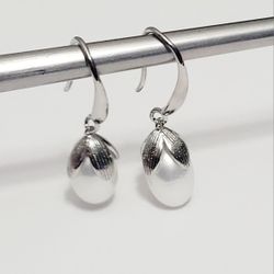 925 Sterling Silver Pearls Drop Dangle  Earrings New Gift