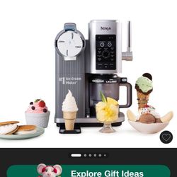 Ninja CREAMi Scoop & Swirl Ice Cream and Soft Serve Maker