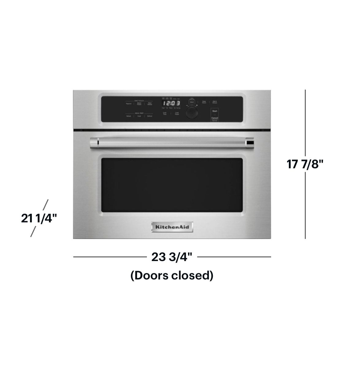 π₯ NEW KitchenAid - 1.4 Cu. Ft. Built-In Microwave - Stainless steel Model KMBS104ESS