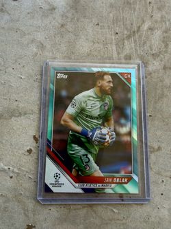 Jan Oblak Topps UEFA card
