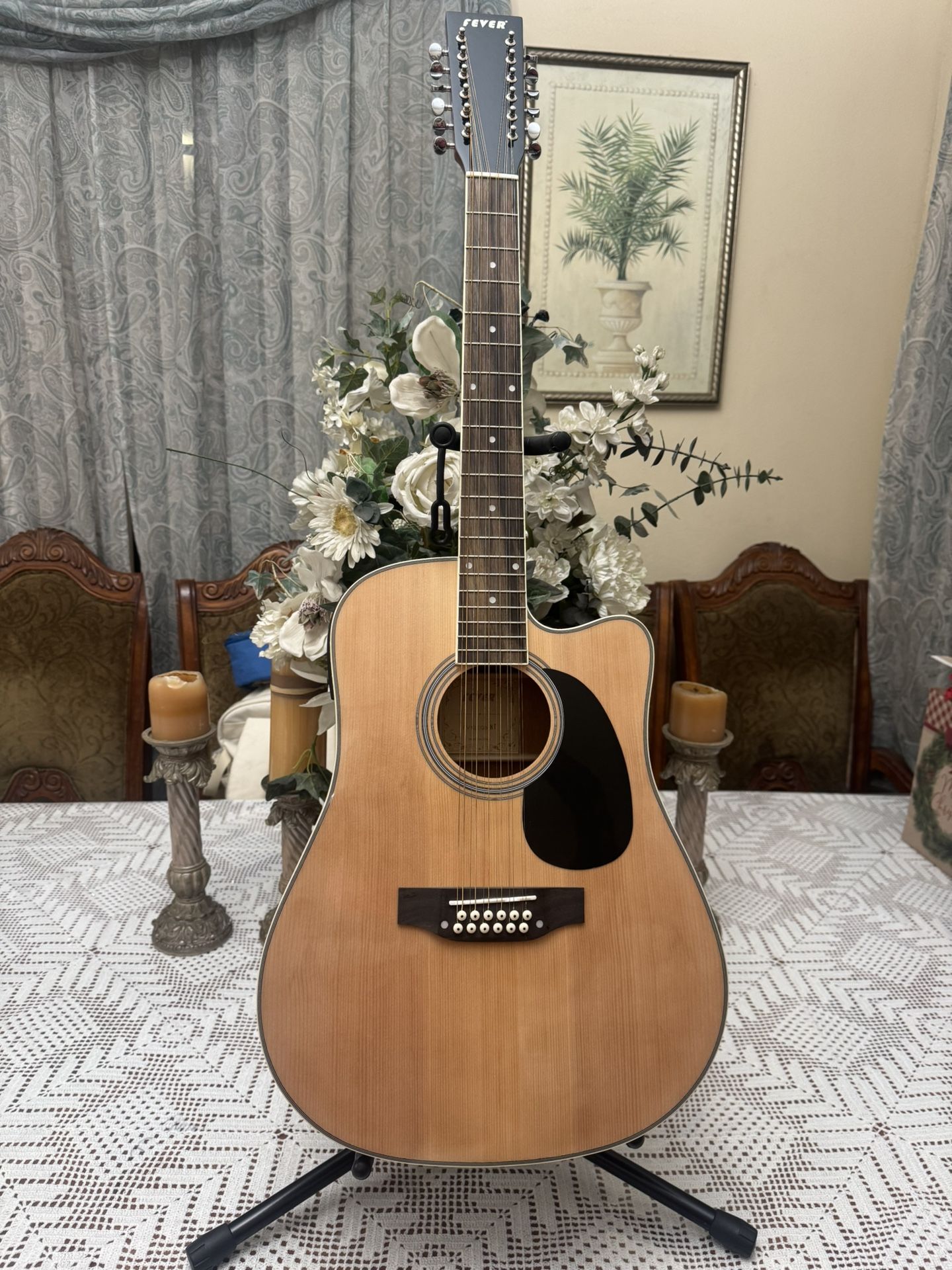Fever 12 Strings Electric Acoustic Guitar