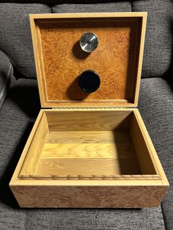Vintage Burled Humidor