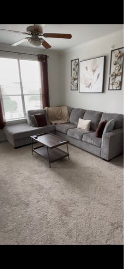 Left Facing Chase Gray Sectional