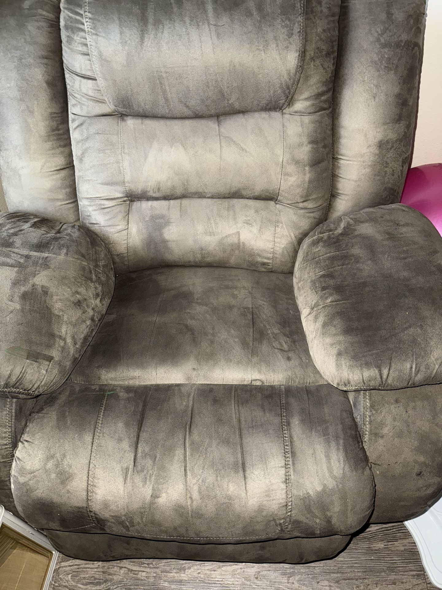 Suede Recliner Chair 