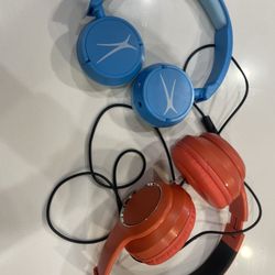 Set Of 2 Kids Over Ear And Bluetooth Headphones
