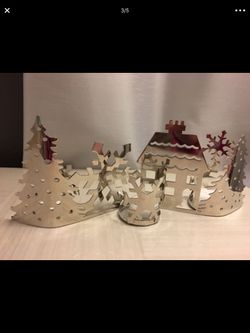 Christmas candle holder