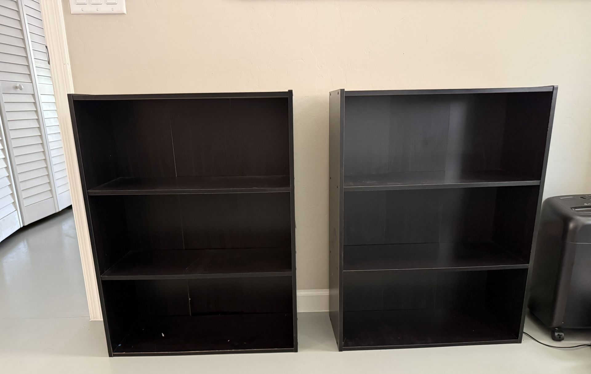 Pair Of 3-Tier Bookshelves