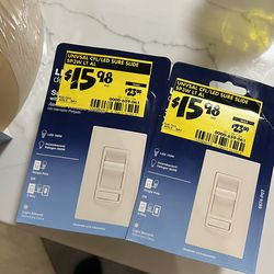 SureSlide Universal 150-Watt LED and CFL/600-Watt Incandescent Dimmer, White