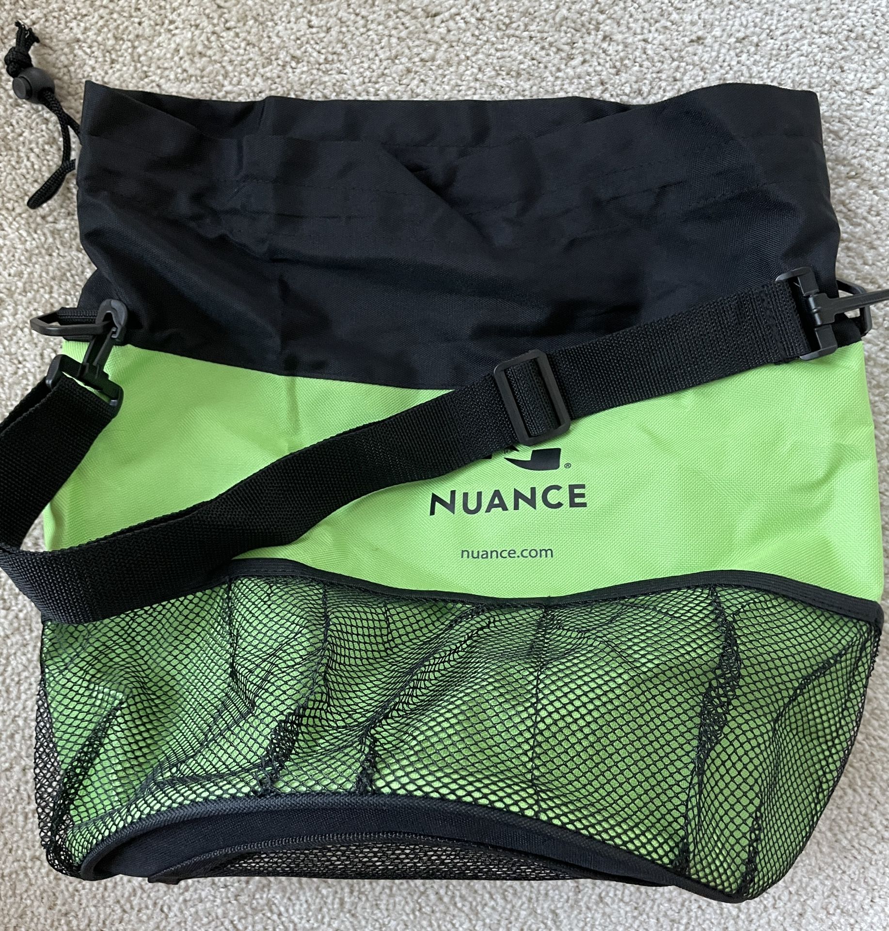Gym Outdoor Bag Tote - Cylindrical Mesh Base Outdoor Mesh Pocket