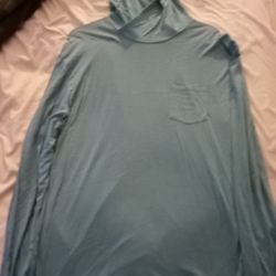 Barely Used Free Fly Long-Sleeve Hooded Shirt (Men's Large)