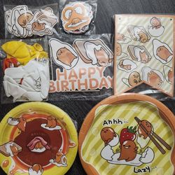 Gudetama Birthday Party Supplies 
$$$12

