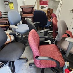 $55 Each Office Chair Desk Computer Chairs Rolling Swivel Nesting 