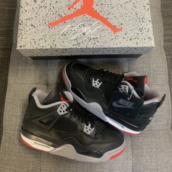Jordan 4 Bred Reimagined - Size 6y
