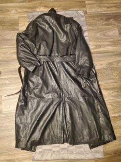 Shaft Leather Coat