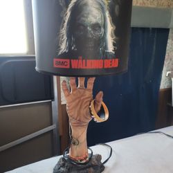 Walking Dead Table Lamp With Rocky Base
