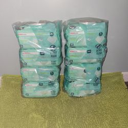 4 Pack 192 Baby Wipes Coconut Amd Green Tea Scent