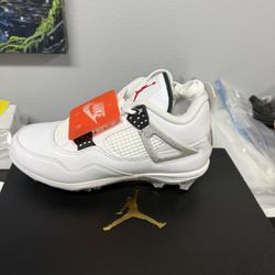 Jordan 4 Retro TD Size 7.5 Football Cleats 