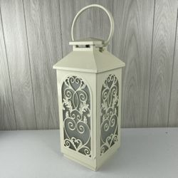 17" Metal Indoor / Outdoor Flickering Flame Lantern by Valerie Parr Hill
