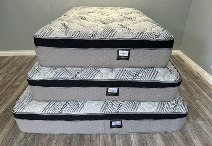 Calking Oasis Thermal Comfort Europillow Top 12inch Mattress!!