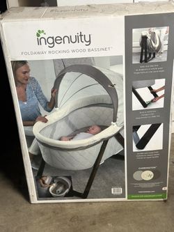 Ingenuity Foldaway Rocking Wood Bassinet
