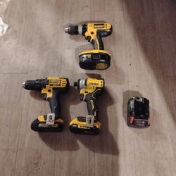 DeWalt Drills Milwaukee Lithium Battery