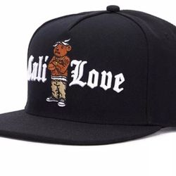 "Cali Love" Flat Brim Snapback Hat 