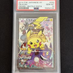 Pikachu Battle Festa PSA 10