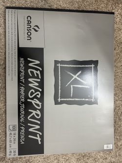 Canson XL Series Newsprint, 18" x 24", Transparent 